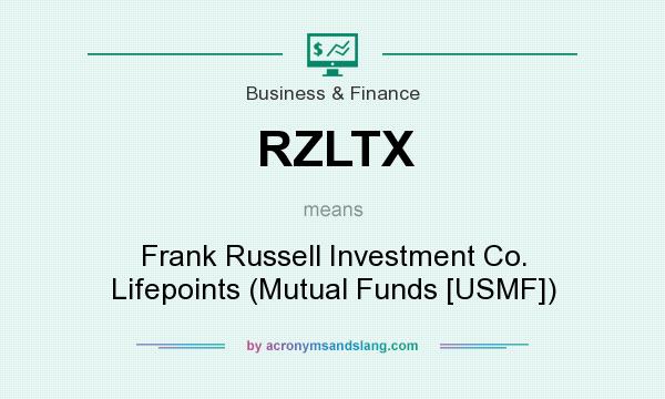 What does RZLTX mean? It stands for Frank Russell Investment Co. Lifepoints (Mutual Funds [USMF])
