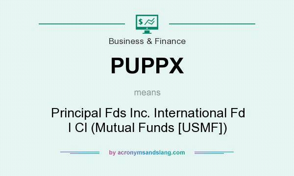 What does PUPPX mean? It stands for Principal Fds Inc. International Fd I Cl (Mutual Funds [USMF])