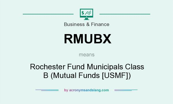What does RMUBX mean? It stands for Rochester Fund Municipals Class B (Mutual Funds [USMF])
