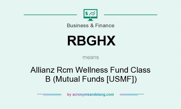 What does RBGHX mean? It stands for Allianz Rcm Wellness Fund Class B (Mutual Funds [USMF])