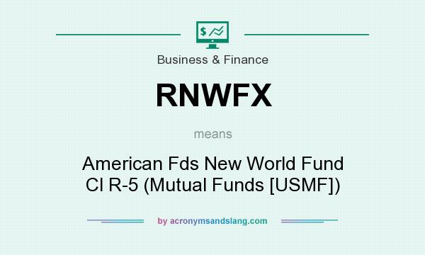 What does RNWFX mean? It stands for American Fds New World Fund Cl R-5 (Mutual Funds [USMF])
