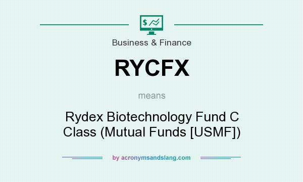 What does RYCFX mean? It stands for Rydex Biotechnology Fund C Class (Mutual Funds [USMF])
