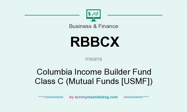 What does RBBCX mean? It stands for Columbia Income Builder Fund Class C (Mutual Funds [USMF])