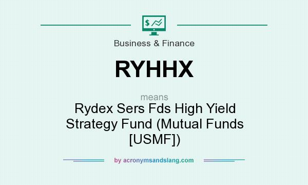 What does RYHHX mean? It stands for Rydex Sers Fds High Yield Strategy Fund (Mutual Funds [USMF])