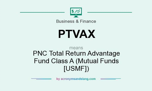 What does PTVAX mean? It stands for PNC Total Return Advantage Fund Class A (Mutual Funds [USMF])