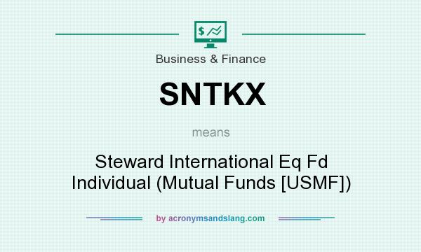 What does SNTKX mean? It stands for Steward International Eq Fd Individual (Mutual Funds [USMF])