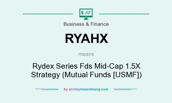 What does RYAHX mean? It stands for Rydex Series Fds Mid-Cap 1.5X Strategy (Mutual Funds [USMF])