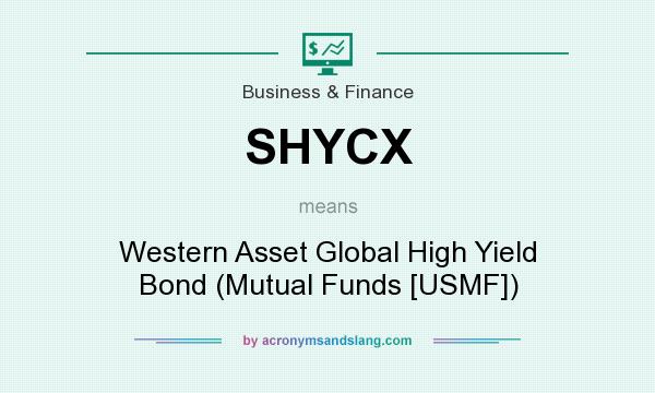 What does SHYCX mean? It stands for Western Asset Global High Yield Bond (Mutual Funds [USMF])