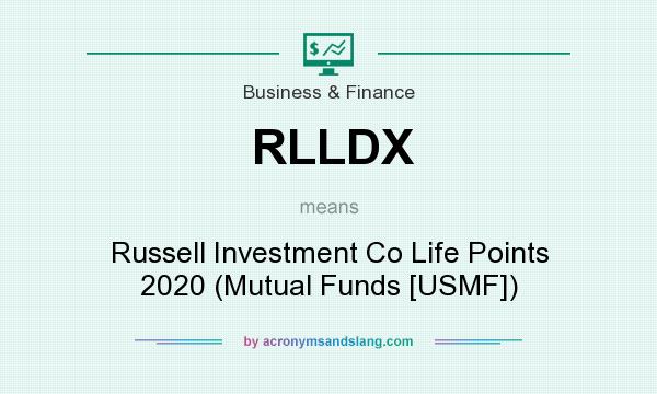 What does RLLDX mean? It stands for Russell Investment Co Life Points 2020 (Mutual Funds [USMF])