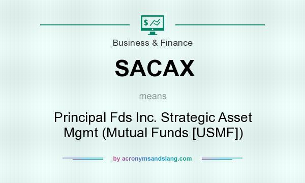 What does SACAX mean? It stands for Principal Fds Inc. Strategic Asset Mgmt (Mutual Funds [USMF])