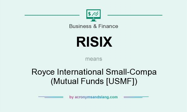 What does RISIX mean? It stands for Royce International Small-Compa (Mutual Funds [USMF])