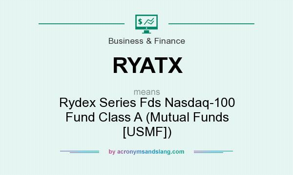 What does RYATX mean? It stands for Rydex Series Fds Nasdaq-100 Fund Class A (Mutual Funds [USMF])