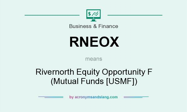 What does RNEOX mean? It stands for Rivernorth Equity Opportunity F (Mutual Funds [USMF])