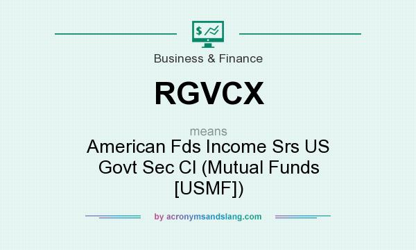 What does RGVCX mean? It stands for American Fds Income Srs US Govt Sec Cl (Mutual Funds [USMF])