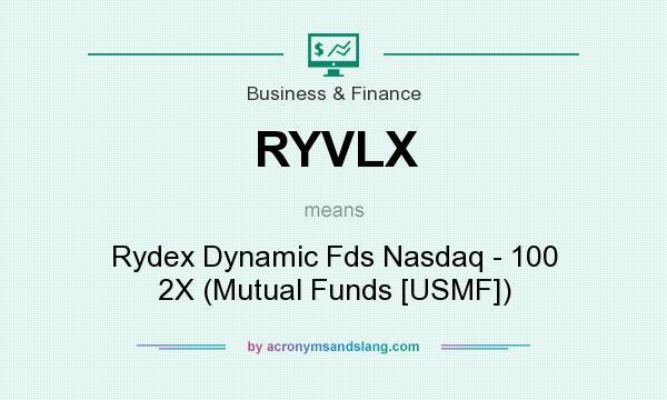 What does RYVLX mean? It stands for Rydex Dynamic Fds Nasdaq - 100 2X (Mutual Funds [USMF])