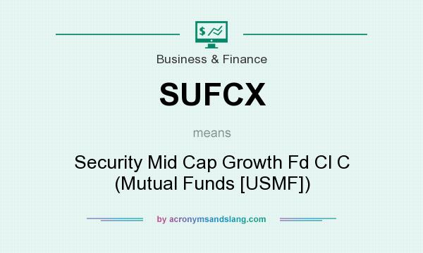 What does SUFCX mean? It stands for Security Mid Cap Growth Fd Cl C (Mutual Funds [USMF])