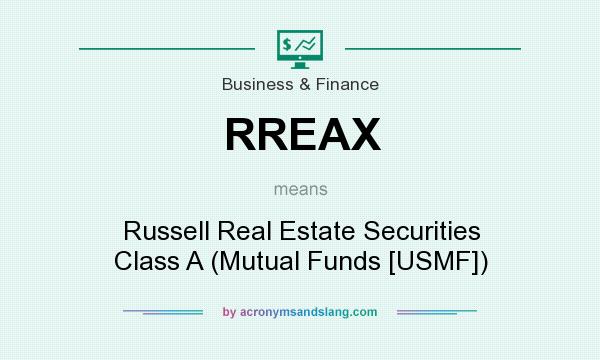What does RREAX mean? It stands for Russell Real Estate Securities Class A (Mutual Funds [USMF])