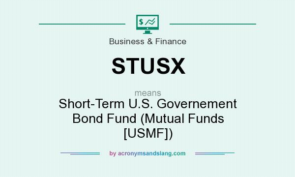 What does STUSX mean? It stands for Short-Term U.S. Governement Bond Fund (Mutual Funds [USMF])