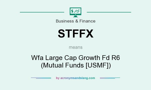 What does STFFX mean? It stands for Wfa Large Cap Growth Fd R6 (Mutual Funds [USMF])