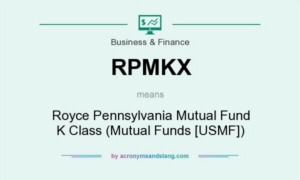 What does RPMKX mean? It stands for Royce Pennsylvania Mutual Fund K Class (Mutual Funds [USMF])