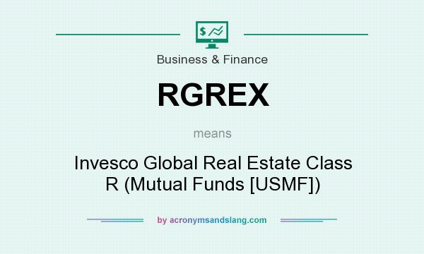 What does RGREX mean? It stands for Invesco Global Real Estate Class R (Mutual Funds [USMF])