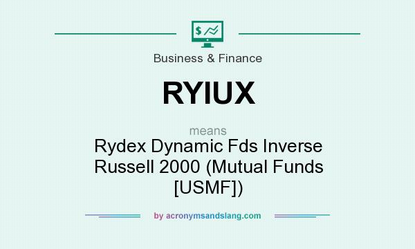 What does RYIUX mean? It stands for Rydex Dynamic Fds Inverse Russell 2000 (Mutual Funds [USMF])