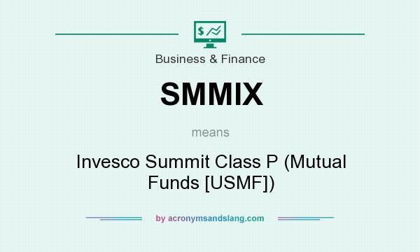 What does SMMIX mean? It stands for Invesco Summit Class P (Mutual Funds [USMF])