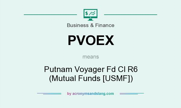 What does PVOEX mean? It stands for Putnam Voyager Fd Cl R6 (Mutual Funds [USMF])