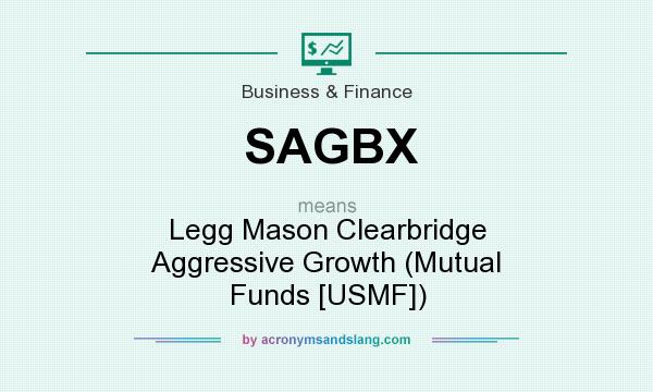What does SAGBX mean? It stands for Legg Mason Clearbridge Aggressive Growth (Mutual Funds [USMF])