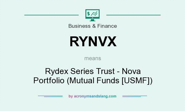 What does RYNVX mean? It stands for Rydex Series Trust - Nova Portfolio (Mutual Funds [USMF])