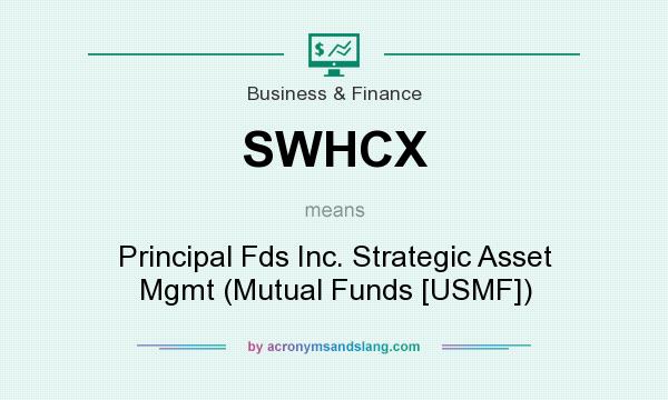 What does SWHCX mean? It stands for Principal Fds Inc. Strategic Asset Mgmt (Mutual Funds [USMF])