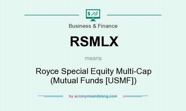 What does RSMLX mean? It stands for Royce Special Equity Multi-Cap (Mutual Funds [USMF])