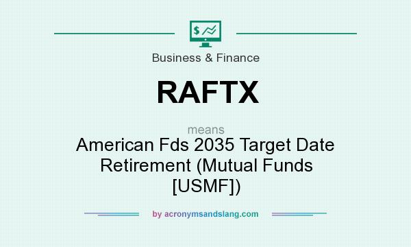What does RAFTX mean? It stands for American Fds 2035 Target Date Retirement (Mutual Funds [USMF])