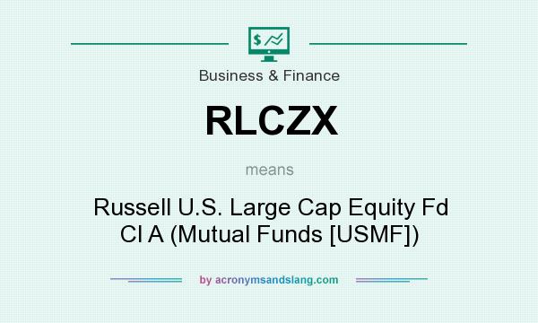 What does RLCZX mean? It stands for Russell U.S. Large Cap Equity Fd Cl A (Mutual Funds [USMF])