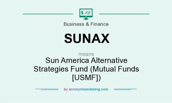 What does SUNAX mean? It stands for Sun America Alternative Strategies Fund (Mutual Funds [USMF])