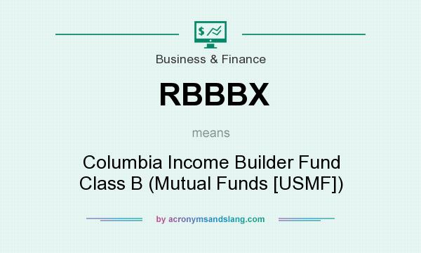What does RBBBX mean? It stands for Columbia Income Builder Fund Class B (Mutual Funds [USMF])