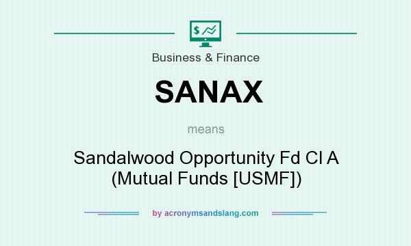 What does SANAX mean? It stands for Sandalwood Opportunity Fd Cl A (Mutual Funds [USMF])