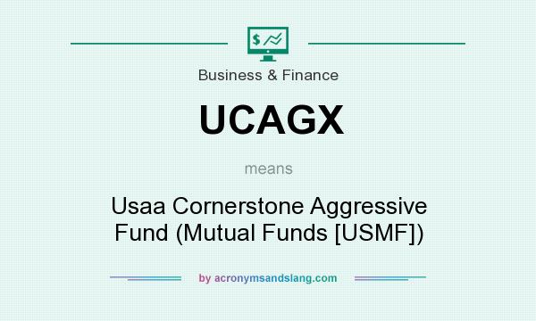 What does UCAGX mean? It stands for Usaa Cornerstone Aggressive Fund (Mutual Funds [USMF])
