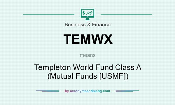 What does TEMWX mean? It stands for Templeton World Fund Class A (Mutual Funds [USMF])