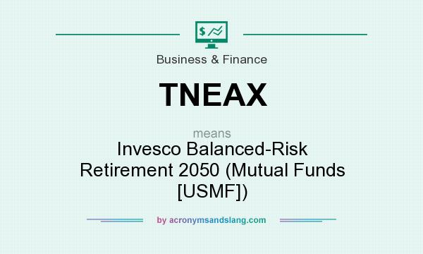 What does TNEAX mean? It stands for Invesco Balanced-Risk Retirement 2050 (Mutual Funds [USMF])