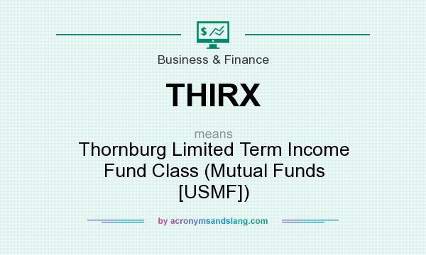 What does THIRX mean? It stands for Thornburg Limited Term Income Fund Class (Mutual Funds [USMF])