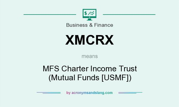 What does XMCRX mean? It stands for MFS Charter Income Trust (Mutual Funds [USMF])