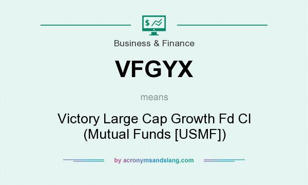 What does VFGYX mean? It stands for Victory Large Cap Growth Fd Cl (Mutual Funds [USMF])