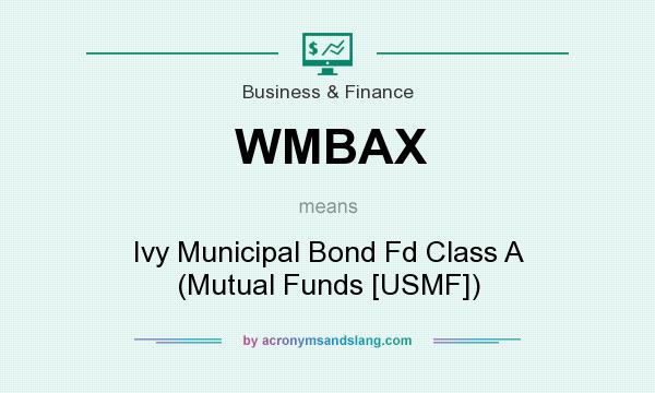 What does WMBAX mean? It stands for Ivy Municipal Bond Fd Class A (Mutual Funds [USMF])