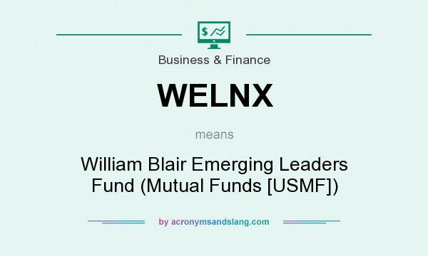 What does WELNX mean? It stands for William Blair Emerging Leaders Fund (Mutual Funds [USMF])