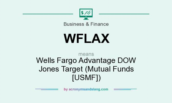 What does WFLAX mean? It stands for Wells Fargo Advantage DOW Jones Target (Mutual Funds [USMF])