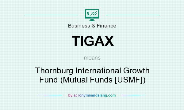 What does TIGAX mean? It stands for Thornburg International Growth Fund (Mutual Funds [USMF])