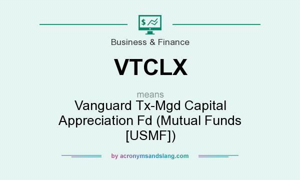 What does VTCLX mean? It stands for Vanguard Tx-Mgd Capital Appreciation Fd (Mutual Funds [USMF])