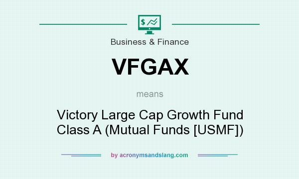 What does VFGAX mean? It stands for Victory Large Cap Growth Fund Class A (Mutual Funds [USMF])