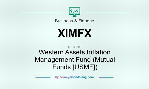 What does XIMFX mean? It stands for Western Assets Inflation Management Fund (Mutual Funds [USMF])